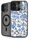 Blue Cherry Blossoms by Cat Coq iPhone 16 Kickstand Case