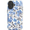 Blue Cherry Blossoms by Cat Coq iPhone 16 Plus Impact Case