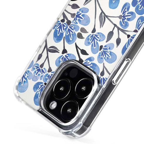 Blue Cherry Blossoms by Cat Coq iPhone 16 Pro Max MagSafe Case