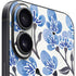 Blue Cherry Blossoms by Cat Coq iPhone 16 Skin