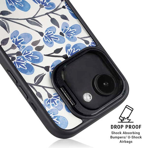 Blue Cherry Blossoms by Cat Coq iPhone 16e Kickstand Case
