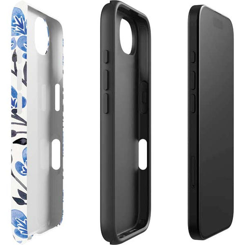 Blue Cherry Blossoms by Cat Coq iPhone 16e Impact Case