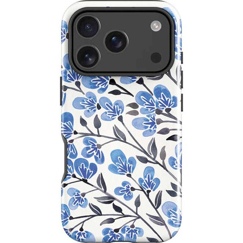 Blue Cherry Blossoms by Cat Coq iPhone 18 Pro Impact Case