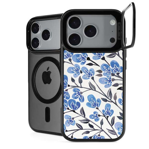Blue Cherry Blossoms by Cat Coq iPhone 18 Pro Kickstand Case