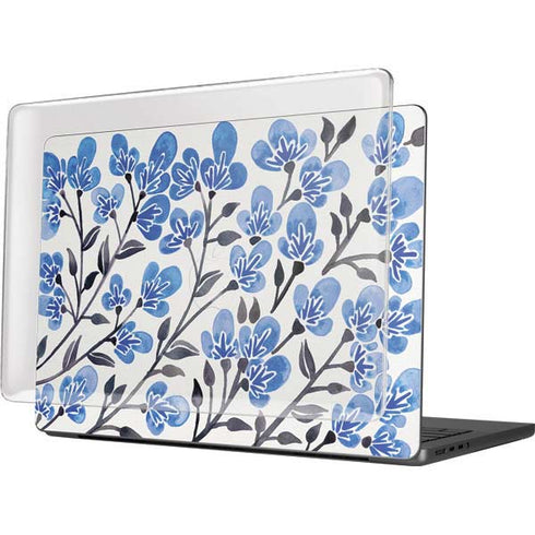 Blue Cherry Blossoms by Cat Coq MacBook Pro 14in (2021-24) Case plus Skin