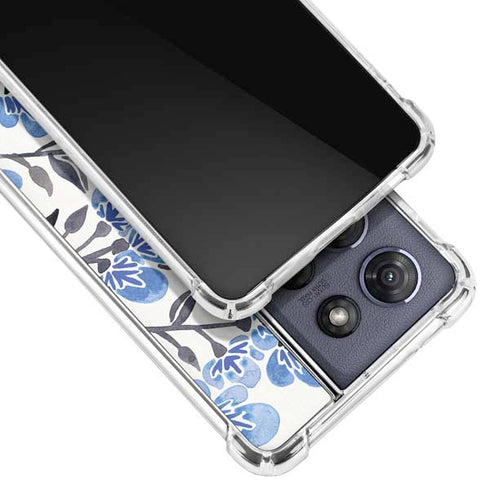 Blue Cherry Blossoms by Cat Coq Moto G Play 5G (2025) Clear Case