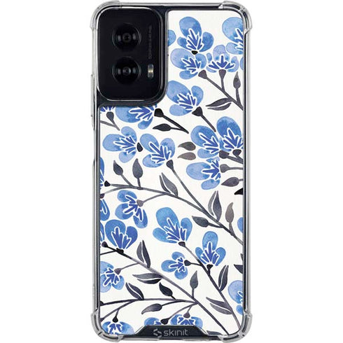 Blue Cherry Blossoms by Cat Coq Moto G Power 5G (2024) Clear Case