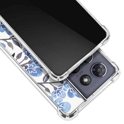 Blue Cherry Blossoms by Cat Coq Moto G Power 5G (2025) Clear Case