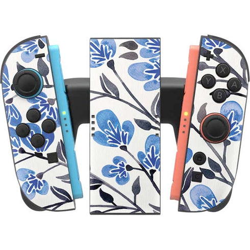 Blue Cherry Blossoms by Cat Coq Nintendo Switch 2 (2025) Joy-Con Controller Skin