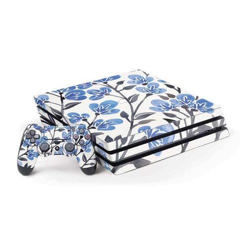 Blue Cherry Blossoms by Cat Coq PlayStation PS4 Skins