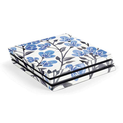 Blue Cherry Blossoms by Cat Coq PlayStation PS4 Skins