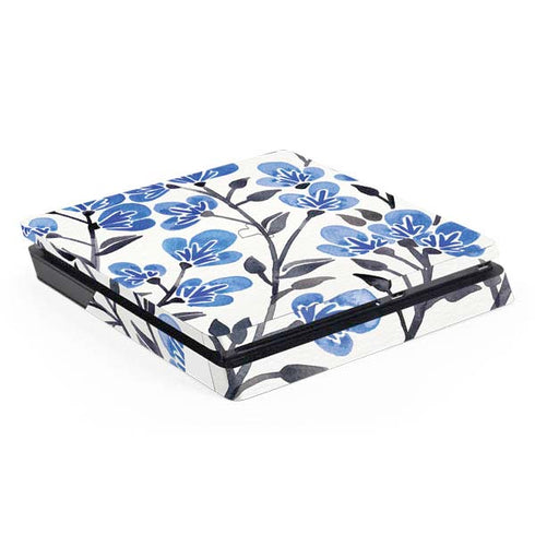 Blue Cherry Blossoms by Cat Coq PlayStation PS4 Skins