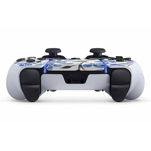 Cat Coq Blue Cherry Blossoms PS5 DualSense Edge Pro Controller Skin