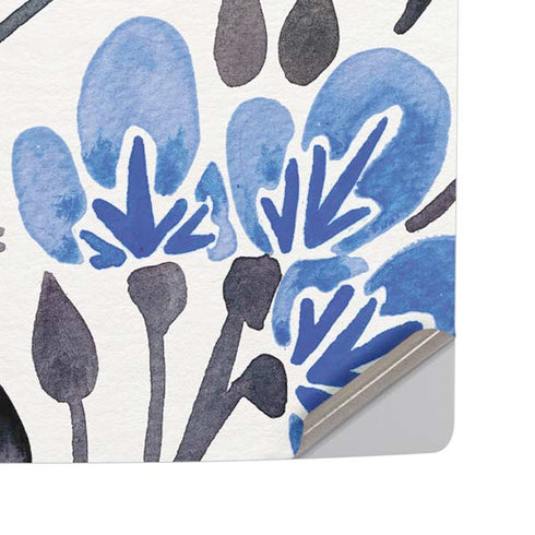 Blue Cherry Blossoms by Cat Coq PS5 Pro Disk Console Skin