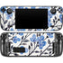 Cat Coq Blue Cherry Blossoms Steam Deck Handheld Gaming Computer Skin