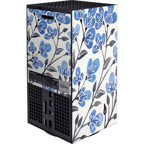 Blue Cherry Blossoms by Cat Coq XBox Series X Digital Edition Bundle Skin