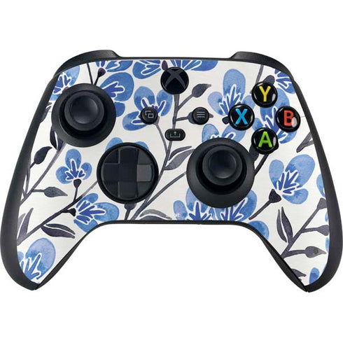 Blue Cherry Blossoms by Cat Coq XBox Series X Digital Edition Bundle Skin