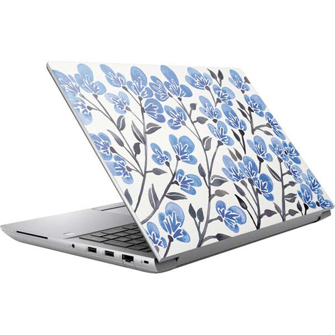 Blue Cherry Blossoms by Cat Coq HP ZBook Fury 16 G10 Skin
