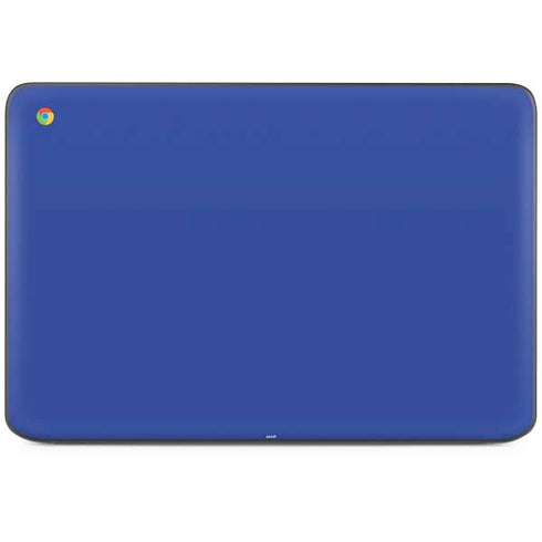 Blue HP Chromebook Skin