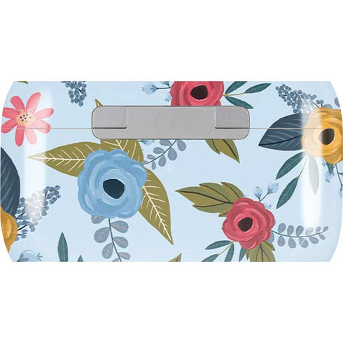 Blue Fall Flowers AirPods Skins