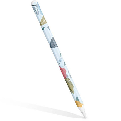 Blue Fall Flowers Apple Pencil (2nd Gen 2019) Skin