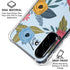 Blue Fall Flowers Galaxy A36 5G Clear Case