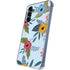 Blue Fall Flowers Galaxy A55 5G Clear Case