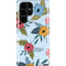 Blue Fall Flowers Galaxy Cases