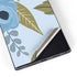 Blue Fall Flowers Galaxy S25 Ultra Skin