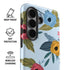 Blue Fall Flowers Galaxy S26 Impact Case