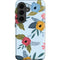 Blue Fall Flowers Galaxy S26 Plus Impact Case