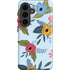 Blue Fall Flowers Galaxy S26 Plus Impact Case