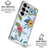 Blue Fall Flowers Galaxy S26 Ultra Clear Case