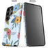 Blue Fall Flowers Galaxy S26 Ultra Impact Case