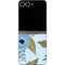 Blue Fall Flowers Galaxy Z Flip6 Skin