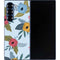 Blue Fall Flowers Galaxy Z Fold6 Skin