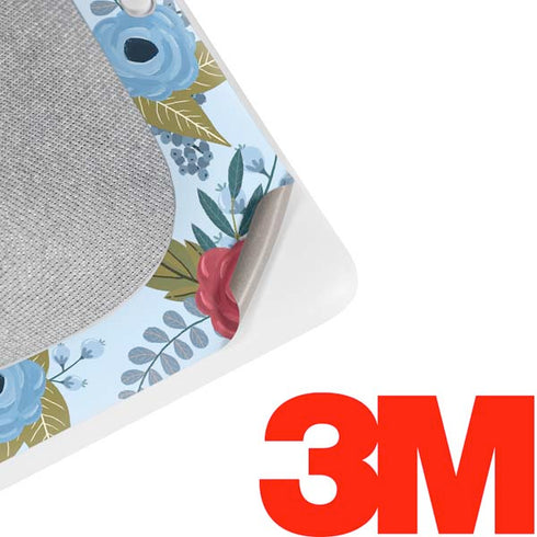 Blue Fall Flowers Google Home Hub Skin