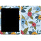 Blue Fall Flowers iPad Skins