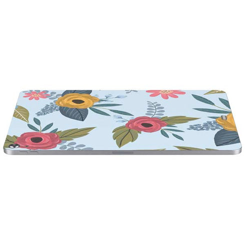 Blue Fall Flowers Apple iPad Air Skin