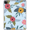 Blue Fall Flowers iPad Pro 11in (2024) Clear Case