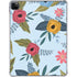 Blue Fall Flowers iPad Pro 11in (2024) Clear Case