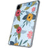 Blue Fall Flowers iPad Pro 11in (2024) Clear Case