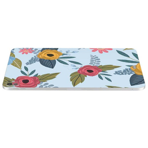 Blue Fall Flowers iPad Pro 13in M4 (2024) Skin