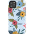 Blue Fall Flowers iPhone Cases