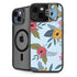 Blue Fall Flowers iPhone 13 Kickstand Case