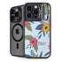 Blue Fall Flowers iPhone 13 Pro Kickstand Case