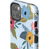 Blue Fall Flowers iPhone 15 Impact Case