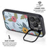 Blue Fall Flowers iPhone 15 Pro Max Kickstand Case