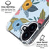 Blue Fall Flowers iPhone 16 MagSafe Case