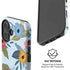 Blue Fall Flowers iPhone 16 Plus Magsafe Impact Case
